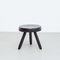 Mid-Century Modern Wood Tripod Stool in the Style of Charlotte Perriand & Le Corbusier 2