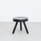 Mid-Century Modern Wood Tripod Stool in the Style of Charlotte Perriand & Le Corbusier, Image 2