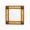 20th Century Spanish Handcrafted Wood and Tile Made Mirror 2