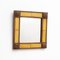 20th Century Spanish Handcrafted Wood and Tile Made Mirror 4