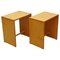 Mid-Century Modern Wooden Stool by Max Bill for Ulm / Zanotta, 1970s, Set of 2, Image 9