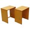 Mid-Century Modern Wooden Stool by Max Bill for Ulm / Zanotta, 1970s, Set of 2, Image 1