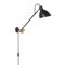 Long Arm Black Kh#1 Wall Lamp by Sabina Grubbeson for Konsthantverk 2
