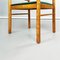 Mid-Century Italian Wooden Chairs with Forest Green Velvet, 1960s, Set of 9 12