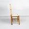 Italienische Mid-Century Kentucky Leder Stühle aus Holz von Scarpa für Bernini, 1980er, 4er Set 3