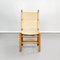 Italienische Mid-Century Kentucky Leder Stühle aus Holz von Scarpa für Bernini, 1980er, 4er Set 2