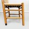 Italienische Mid-Century Kentucky Leder Stühle aus Holz von Scarpa für Bernini, 1980er, 4er Set 17
