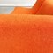 Modulares italienisches Space Age Sofa mit orangenem Teddy Stoff, 1970er, 5er Set 12