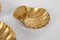 Mid-Century Italian Handmade Brass Shell Shaped Bowls for Metal Art, 1970s, Set of 3 17