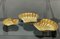 Mid-Century Italian Handmade Brass Shell Shaped Bowls for Metal Art, 1970s, Set of 3 10