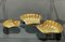 Mid-Century Italian Handmade Brass Shell Shaped Bowls for Metal Art, 1970s, Set of 3, Image 10
