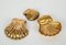 Mid-Century Italian Handmade Brass Shell Shaped Bowls for Metal Art, 1970s, Set of 3 12
