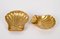 Mid-Century Italian Handmade Brass Shell Shaped Bowls for Metal Art, 1970s, Set of 3 5