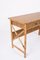 Italienischer Mid-Century Schreibtisch aus Bambus, Eschenholz & Rattan mit Schubladen, 1980er 11