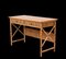Italienischer Mid-Century Schreibtisch aus Bambus, Eschenholz & Rattan mit Schubladen, 1980er 13