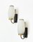 Mid-Century Italian Opal Glass, Brass and Metal Sconces from Stilnovo, 1950s, Set of 2, Image 12