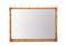 Large Mid-Century Italian Rectangular Mirror with Double Bamboo Cane Frame, 1970s, Image 14