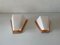 Copper and Acrylic Glass Sconces by Weckelweller Werkstätten, Germany, 1950s, Set of 2 2