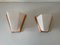 Copper and Acrylic Glass Sconces by Weckelweller Werkstätten, Germany, 1950s, Set of 2, Image 1