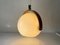 Space Age Plastic and Bent Wood Pendant Lamp from Temde, Switzerland, 1970s 3