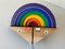 Rainbow Wood Nachttischlampe von Kiener Zürich, Schweiz, 1980er 10