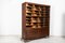 Large Vintage English Glazed Oak Haberdashery Cabinet, Image 5