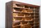 Large Vintage English Glazed Oak Haberdashery Cabinet, Image 6