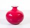 Venini Red Opal Puffed Glass Vase, 1985 1