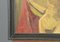 Expressionist Nude, 1920s, Oil on Board, Framed 2