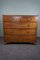 Antique English Mahogany Wooden Chest of Drawers, Image 1