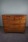 Antique English Mahogany Wooden Chest of Drawers 6