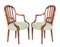 Hepplewhite Mahogany Arm Chairs, 1900s, Set of 2 5