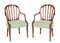 Hepplewhite Mahogany Arm Chairs, 1900s, Set of 2 1