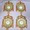 French Porcelain Gilt Cherub Plaques Plates from Sevres, Set of 4 11