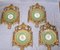 French Porcelain Gilt Cherub Plaques Plates from Sevres, Set of 4, Image 1