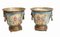 Porcelain Floral Cache Pots Urns Planters from Sevres, Set of 2 8