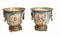 Porcelain Floral Cache Pots Urns Planters from Sevres, Set of 2, Image 8