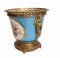 Porcelain Floral Cache Pots Urns Planters from Sevres, Set of 2, Image 6