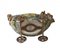 Vintage Porcelain Cherub Chariots Ormolu Vase Urn, Set of 2, Image 11