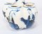 Vintage chinesische blaue und weiße Porzellan Krokus Nanking Keramik Vase 5