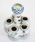 Vintage chinesische blaue und weiße Porzellan Krokus Nanking Keramik Vase 6