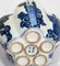 Vintage chinesische blaue und weiße Porzellan Krokus Nanking Keramik Vase 7