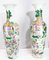 Vintage Chinese Cantonese Canton Porcelain Vases Urns, Set of 2, Image 1