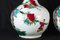 Vases Arita en Porcelaine Bulbeuse, Japon, Set de 2 2