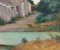 Charles Perron, Scena di campagna, XX secolo, Olio su tela, Incorniciato, Immagine 10