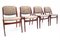 Ella Chairs by Arne Vodder for Vamo Møbelfabrik, Denmark, 1960s, Set of 4 10