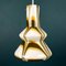 Mid-Century Brown Opaline Murano Glass Pendant Lamp, Italy, 1950s, Image 6