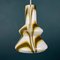 Mid-Century Brown Opaline Murano Glass Pendant Lamp, Italy, 1950s, Image 9