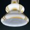 Mid-Century Brown Opaline Murano Glass Pendant Lamp, Italy, 1950s 12