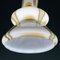 Mid-Century Brown Opaline Murano Glass Pendant Lamp, Italy, 1950s, Image 12